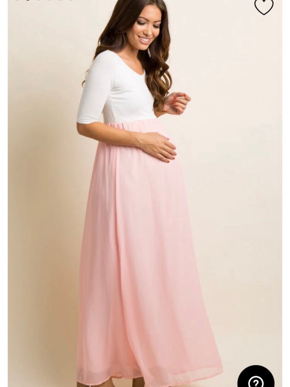 Pinkblush White Scoop Neck dress